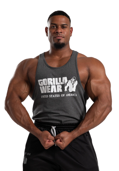 Gorilla Wear Classic linne, mörk grå
