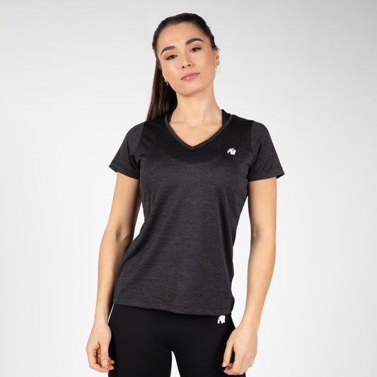 Gorilla Wear Elmira V-Neck T-Shirt, svart