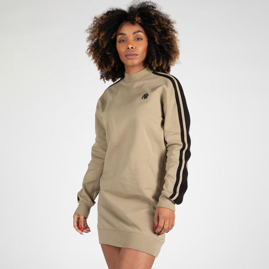 Gorilla Wear Isabella Sweatshirt Dress, beige