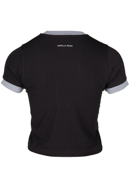Gorilla Wear New Orleans Cropped T-Shirt, svart