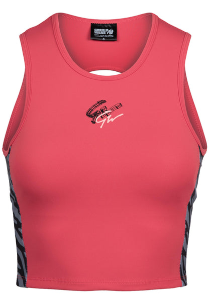 Gorilla Wear Zion Crop Top, röd
