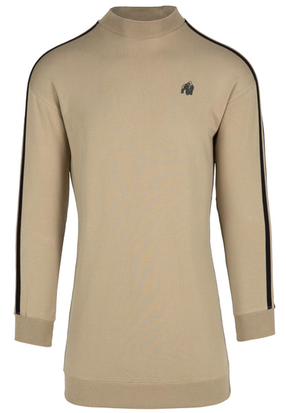 Gorilla Wear Isabella Sweatshirt Dress, beige