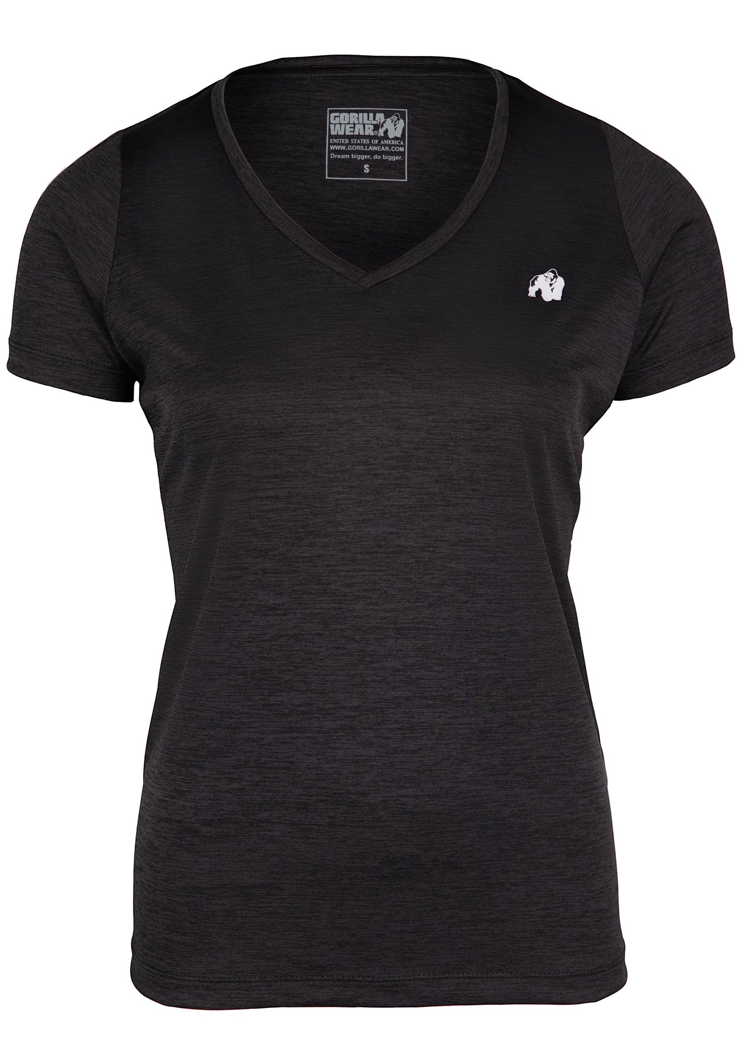 Gorilla Wear Elmira V-Neck T-Shirt, svart