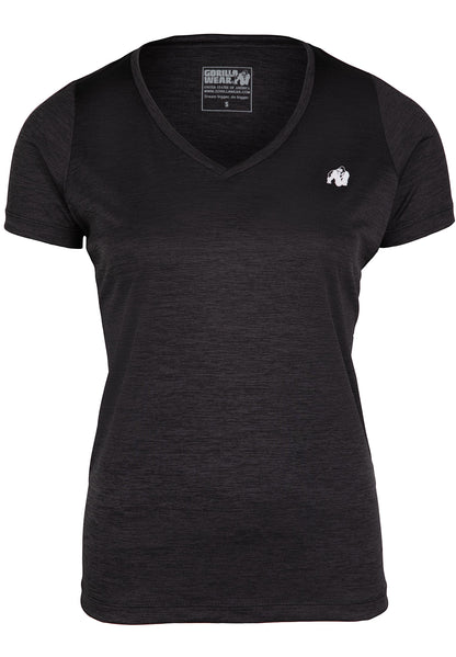 Gorilla Wear Elmira V-Neck T-Shirt, svart