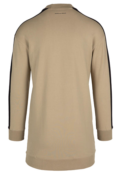 Gorilla Wear Isabella Sweatshirt Dress, beige