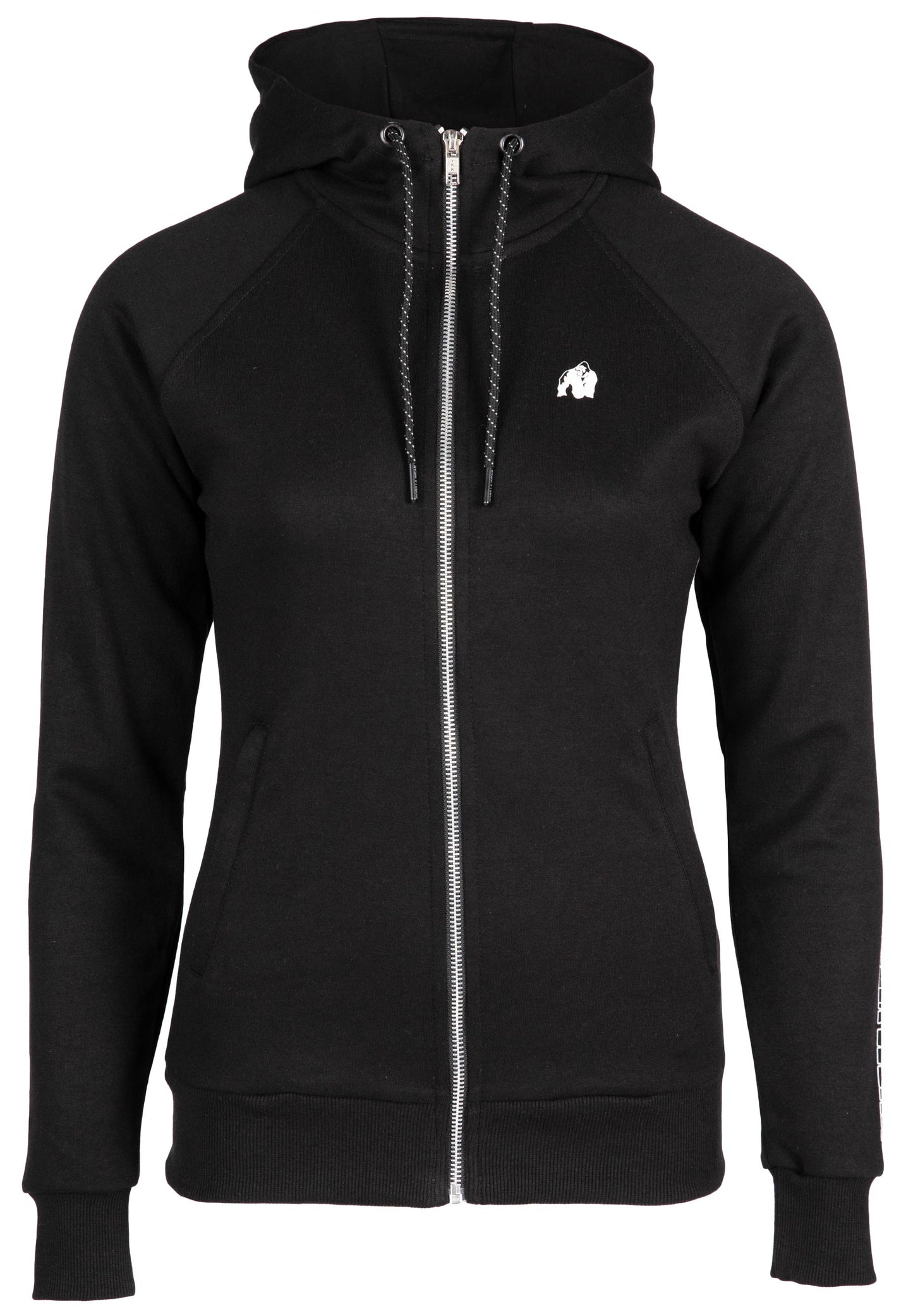 Gorilla Wear Marion Zipped Hoodie, svart