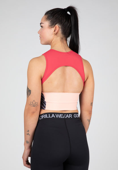 Gorilla Wear Zion Crop Top, röd