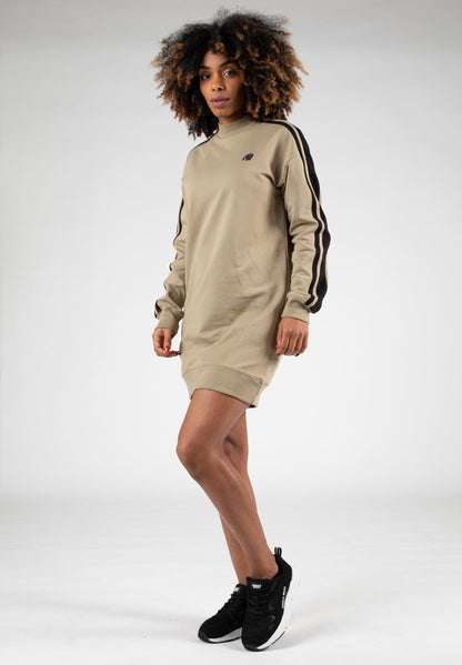 Gorilla Wear Isabella Sweatshirt Dress, beige