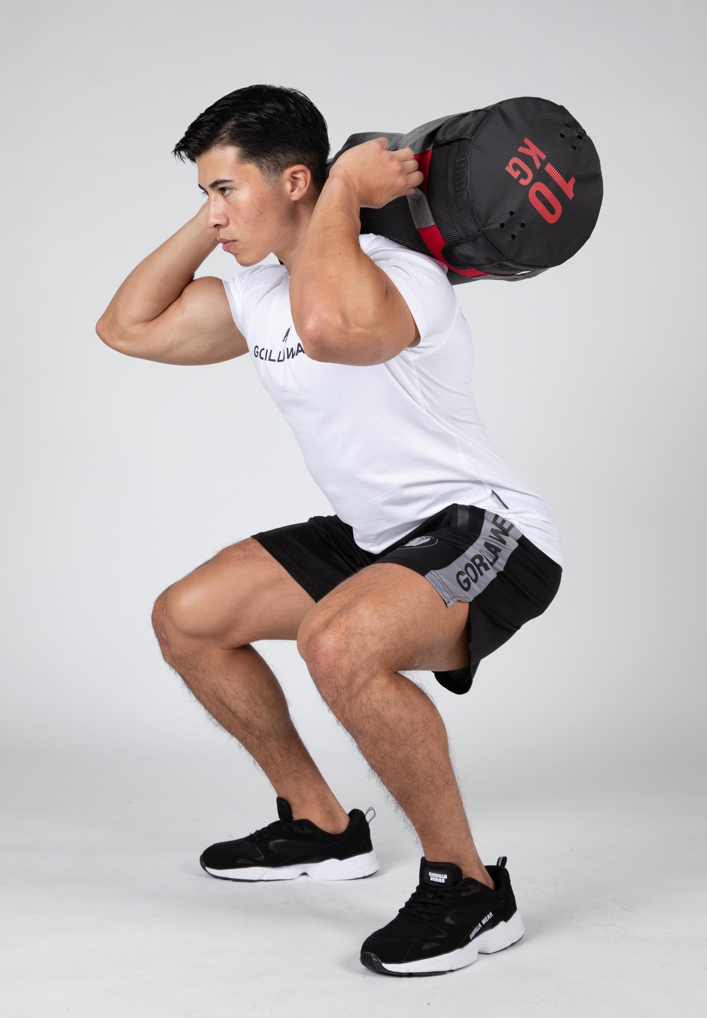 Gorilla Wear Atlanta Shorts, svart/grå