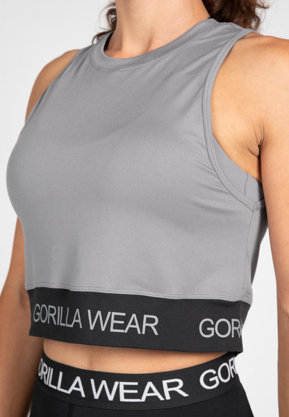 Gorilla Wear Colby Cropped Tank Top, grå