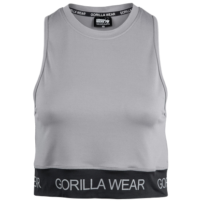Gorilla Wear Colby Cropped Tank Top, grå