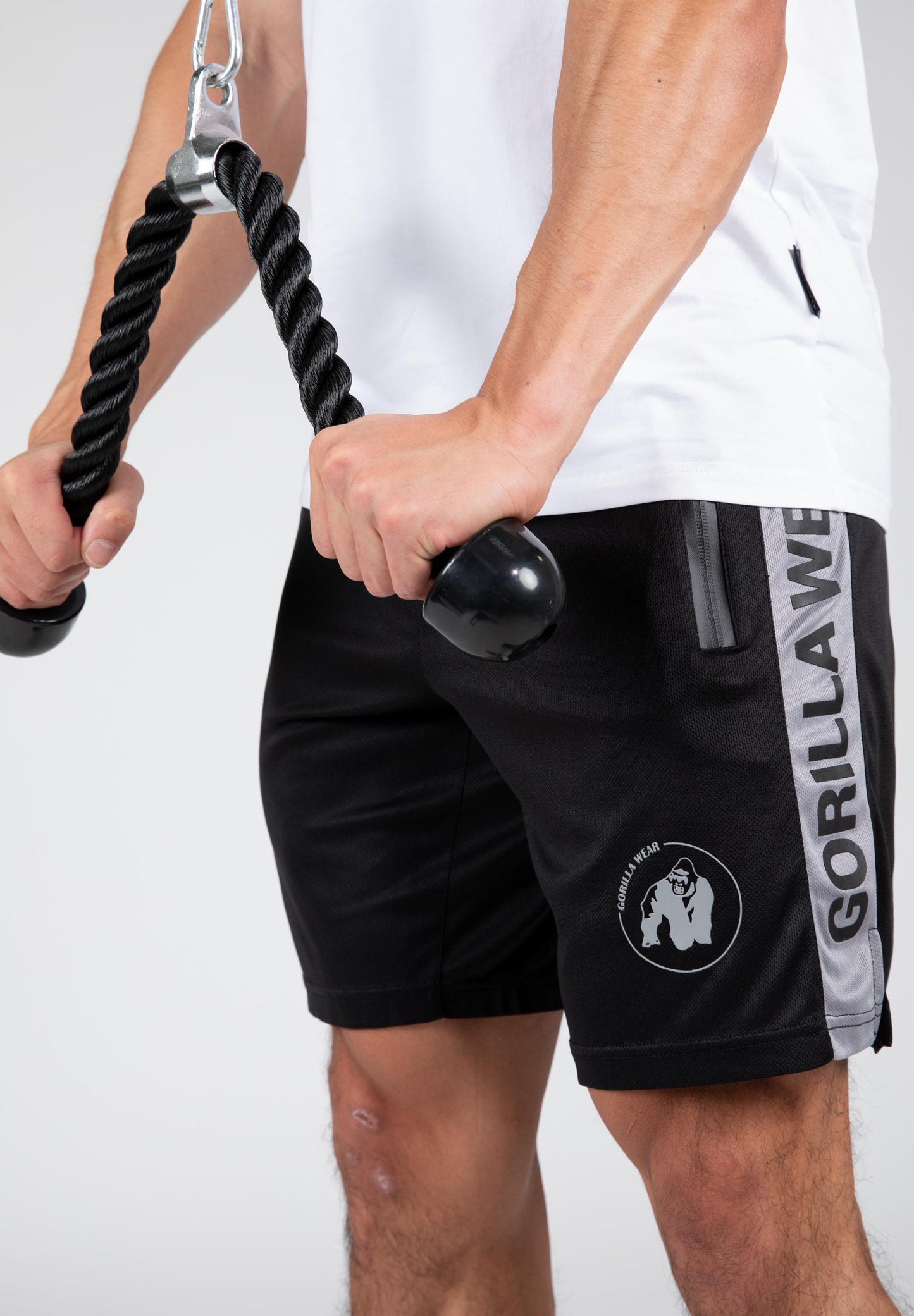 Gorilla Wear Atlanta Shorts, svart/grå