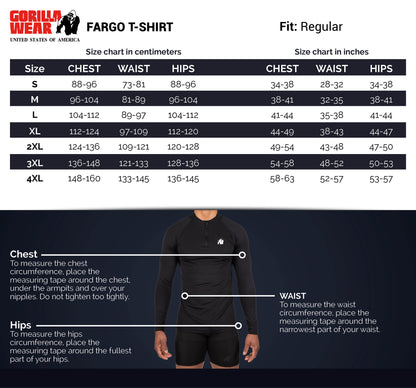 Gorilla Wear Fargo T-Shirt, grå