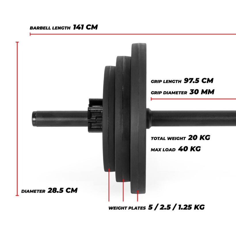 Gymstick Pro Pump Set 20kg