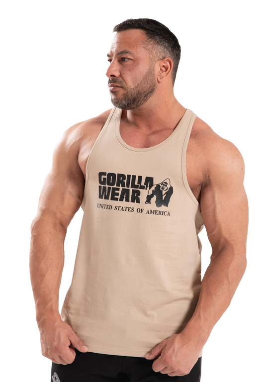 Gorilla Wear Classic linne, ljus brun