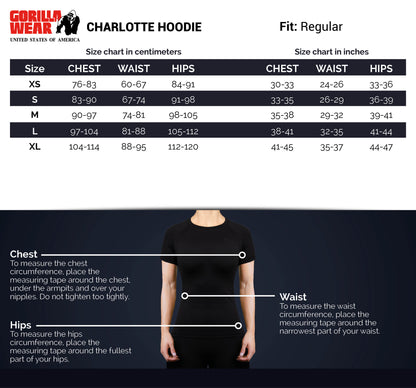 Gorilla Wear Charlotte Hoodie, svart