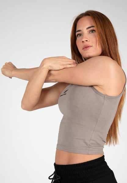 Gorilla Wear-Livonia Crop Top, beige
