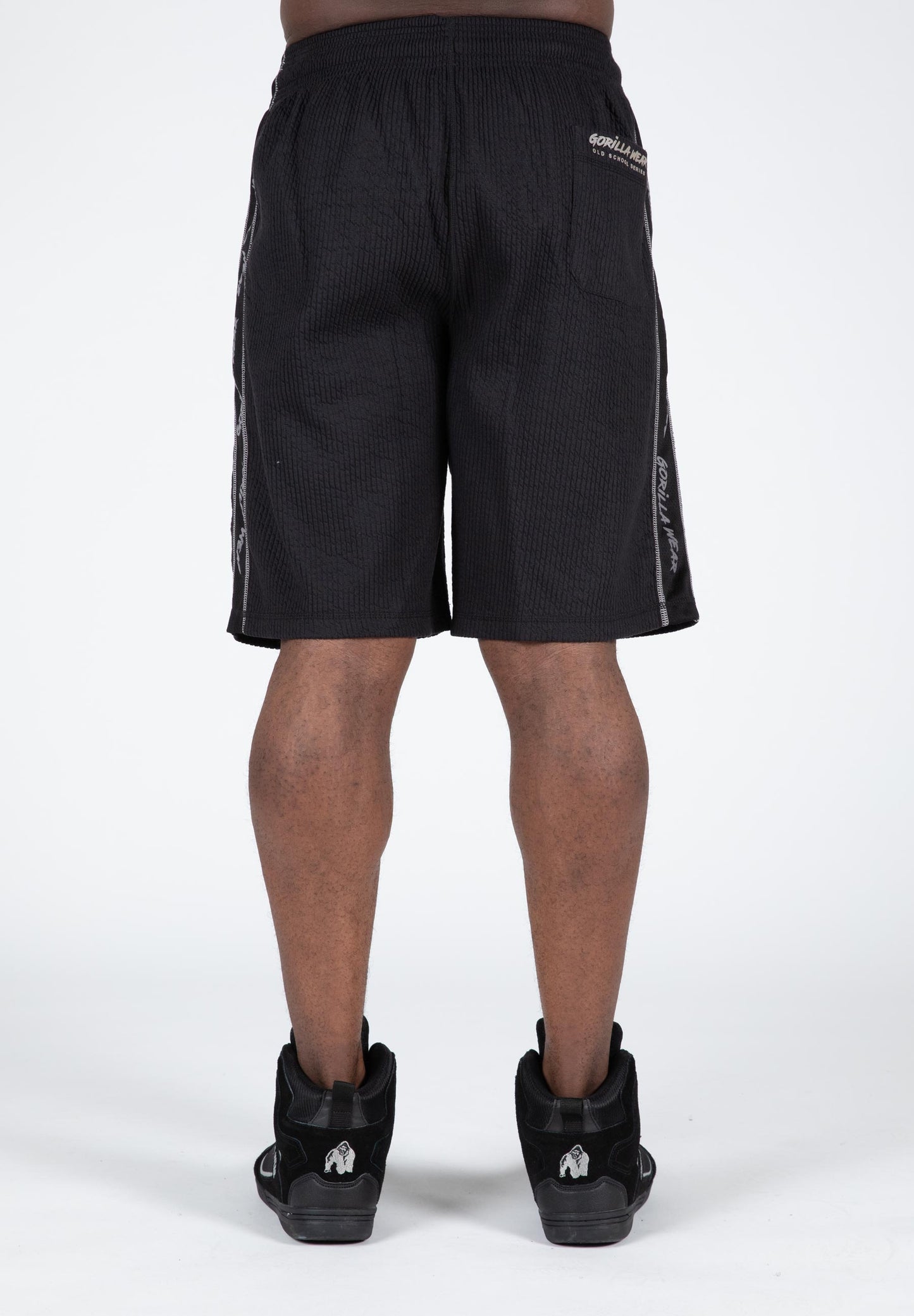 Gorilla Wear Buffalo Old School Workout Shorts, svart/grå