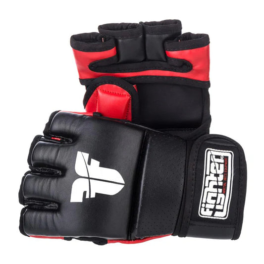 Fighter MMA-handskar - svarta/röda, FMG01