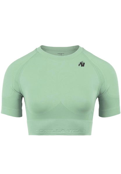 Gorilla Wear Whitney Seamless Crop Top, grön