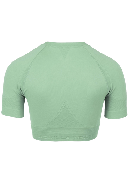 Gorilla Wear Whitney Seamless Crop Top, grön