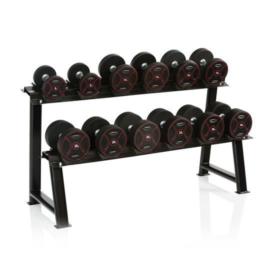 GYMSTICK Rack for 6pr Pro Rubber Dumbbells