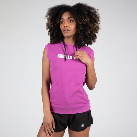 Gorilla Wear Virginia Sleeveless Hoodie, rosa