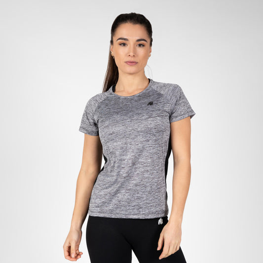 Gorilla Wear Monetta Performance T-Shirt, grå/svart