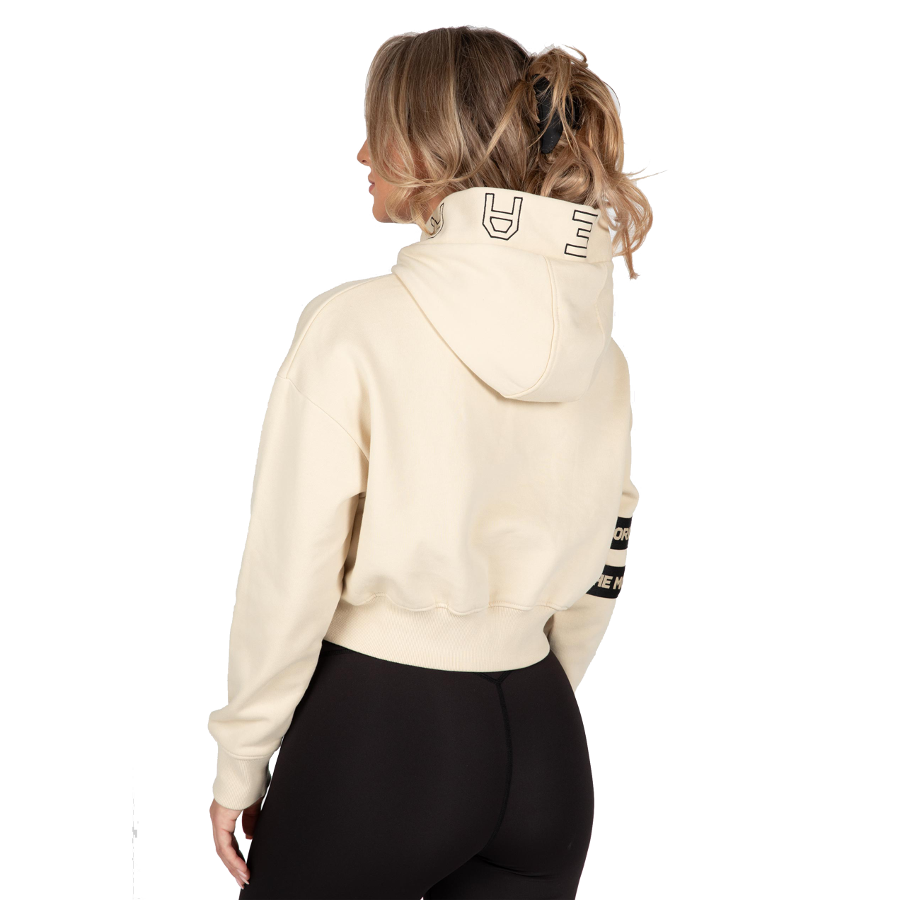 Gorilla Wear Tracey Cropped Hoodie, beige