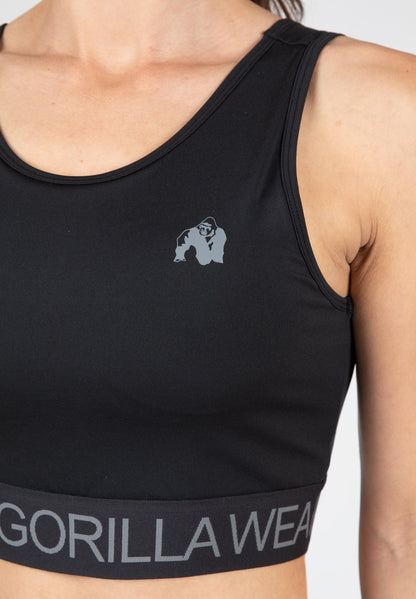Gorilla Wear Osseo Crop Top, svart