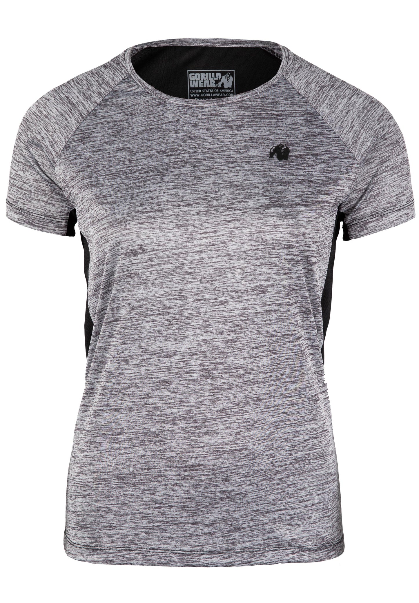 Gorilla Wear Monetta Performance T-Shirt, grå/svart
