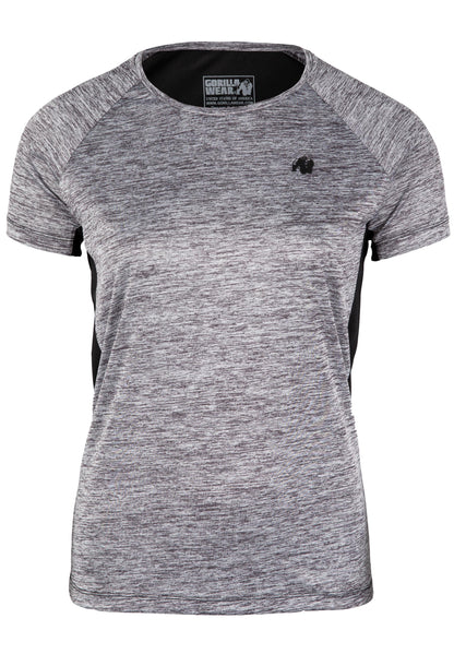 Gorilla Wear Monetta Performance T-Shirt, grå/svart