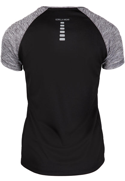 Gorilla Wear Monetta Performance T-Shirt, grå/svart