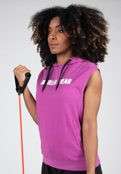 Gorilla Wear Virginia Sleeveless Hoodie, rosa