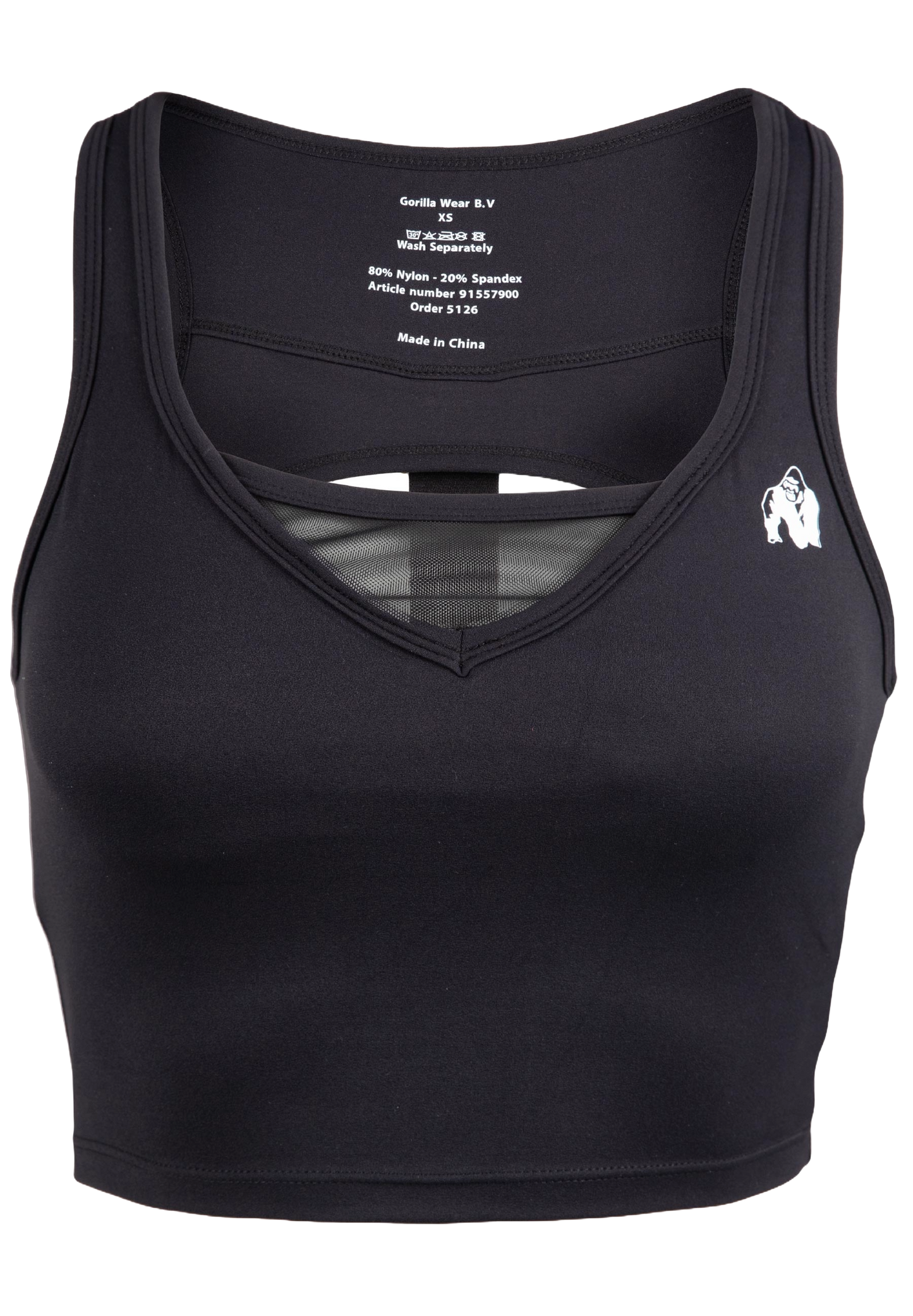 Gorilla Wear Willow Tank Top, svart