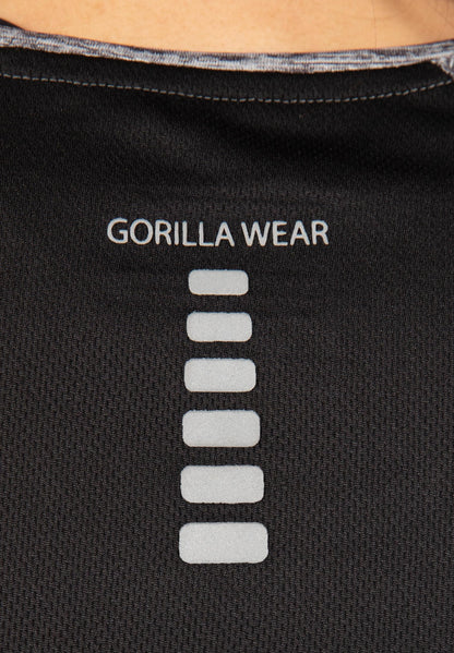 Gorilla Wear Monetta Performance T-Shirt, grå/svart