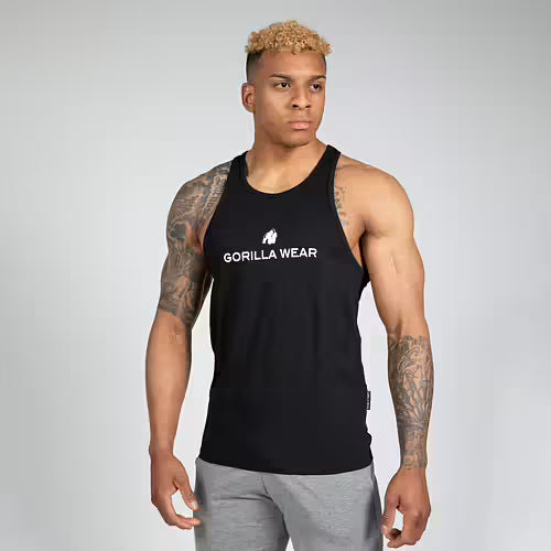 Gorilla Wear Carter Stretch Tank Top, svart