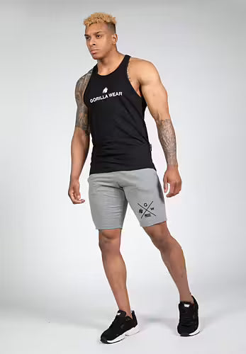 Gorilla Wear Carter Stretch Tank Top, svart