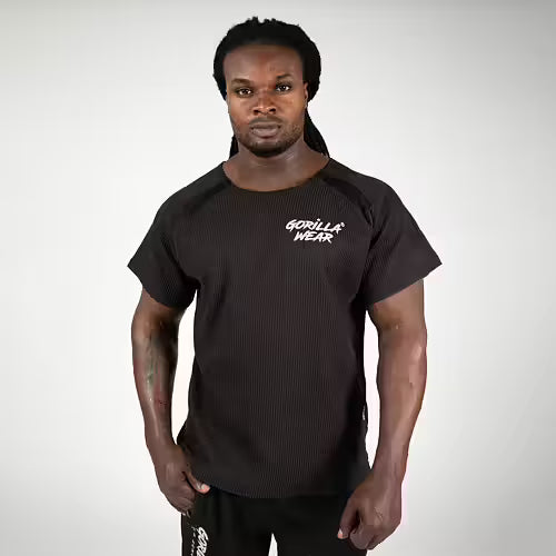 Gorilla Wear- Augustine Old School Work Out Top, svart