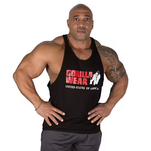 Gorilla Wear Klassisk tanktopp, svart