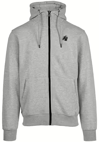 Gorilla Wear- Kennewick Zipped Hoodie, grå
