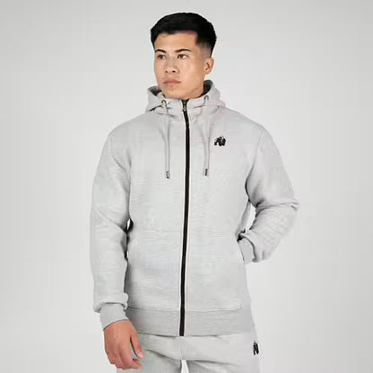 Gorilla Wear- Kennewick Zipped Hoodie, grå