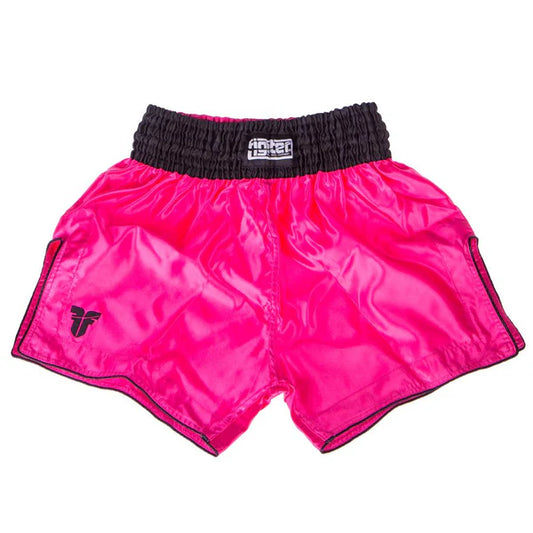 Fighter Thai-Trunks Bangkok Plain - rosa/svart