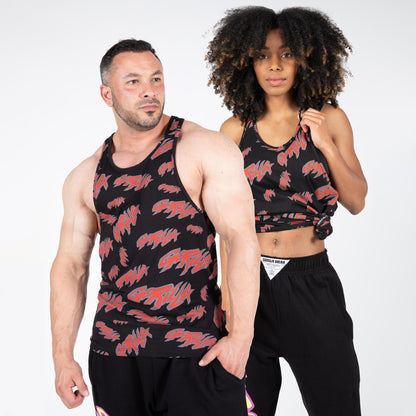 Gorilla Wear Legacy Tank Top, svart/röd