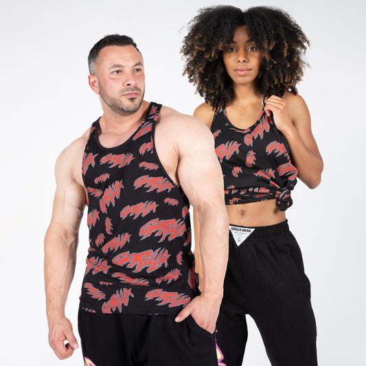 Gorilla Wear Legacy Tank Top, svart/röd