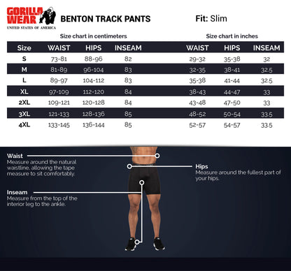 Gorilla Wear Benton Track Pants, svart