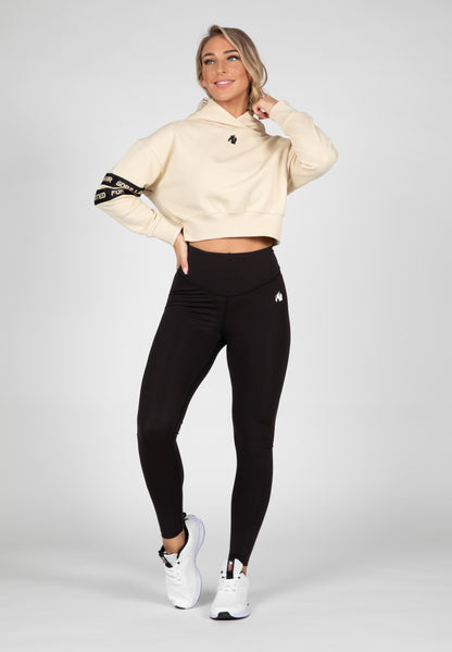 Gorilla Wear Tracey Cropped Hoodie, beige