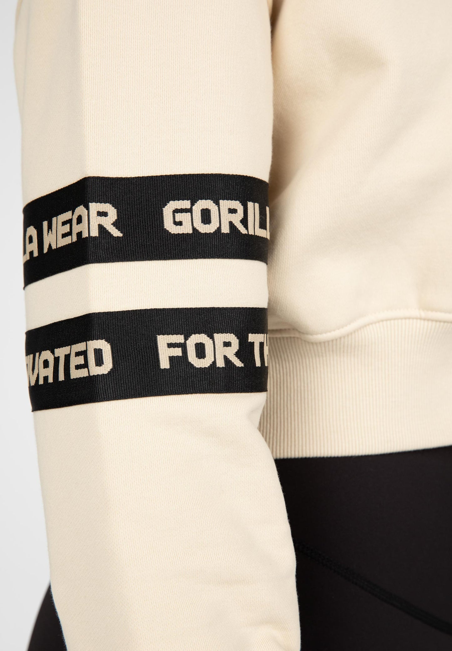 Gorilla Wear Tracey Cropped Hoodie, beige