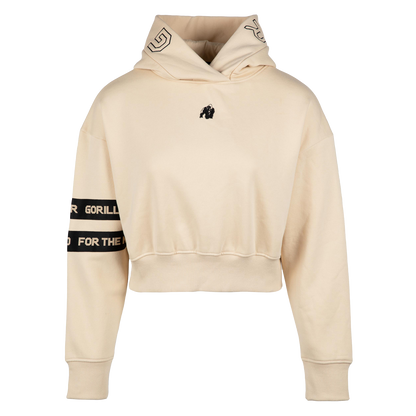 Gorilla Wear Tracey Cropped Hoodie, beige