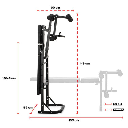 GYMSTICK Weight Bench with 40kg Set